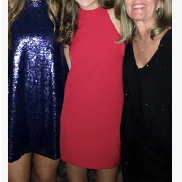 Lulus High Neck Lace Back Mini Dress - Picture 5 of 5